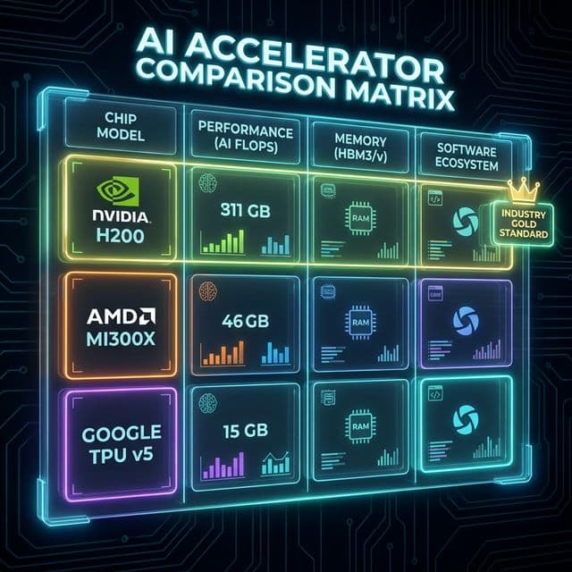 AI Accelerator Comparison Matrix 2026
