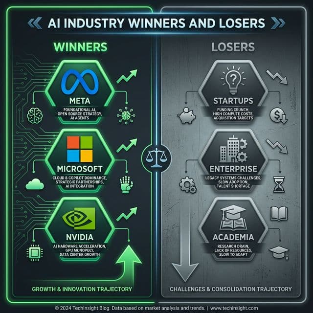AI Industry Winners and Losers of GPU Shortage