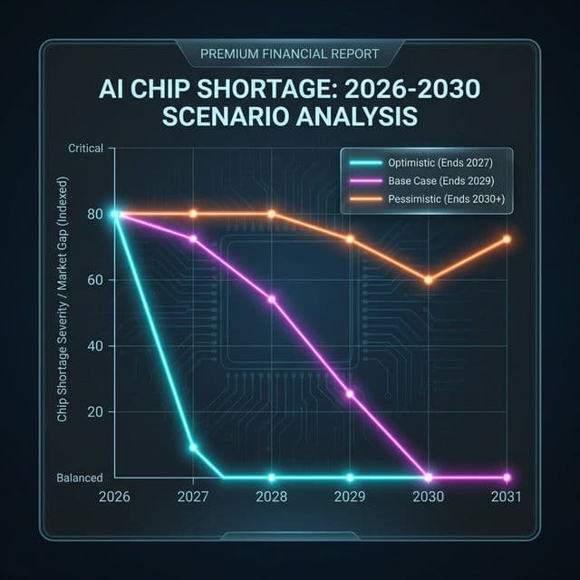 AI Chip Shortage Scenario Analysis 2026-2030