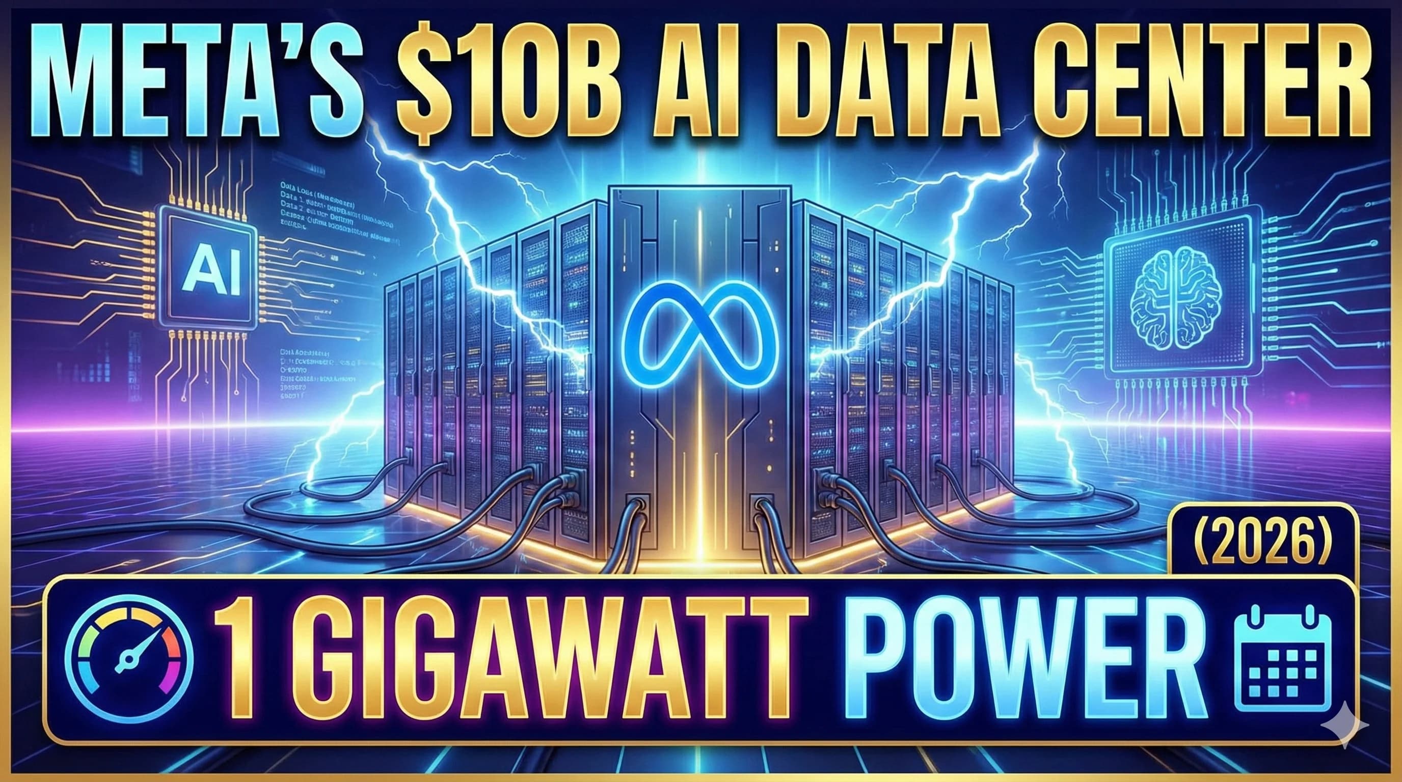 Meta's $10B AI Data Center: 1 Gigawatt Power (2026)