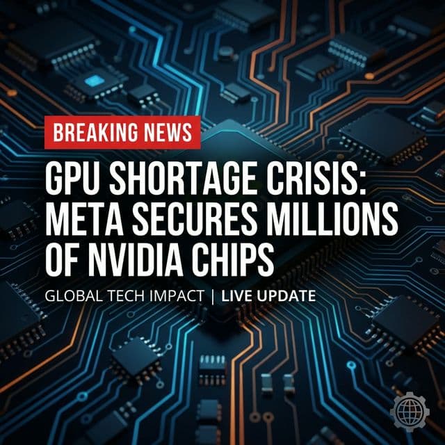Meta Secures Millions of Nvidia GPUs: The AI Chip Shortage Deepens in 2026