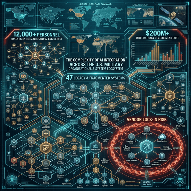 Organization AI dependency showing switching costs from ChatGPT to Claude integration complexity migration challenges