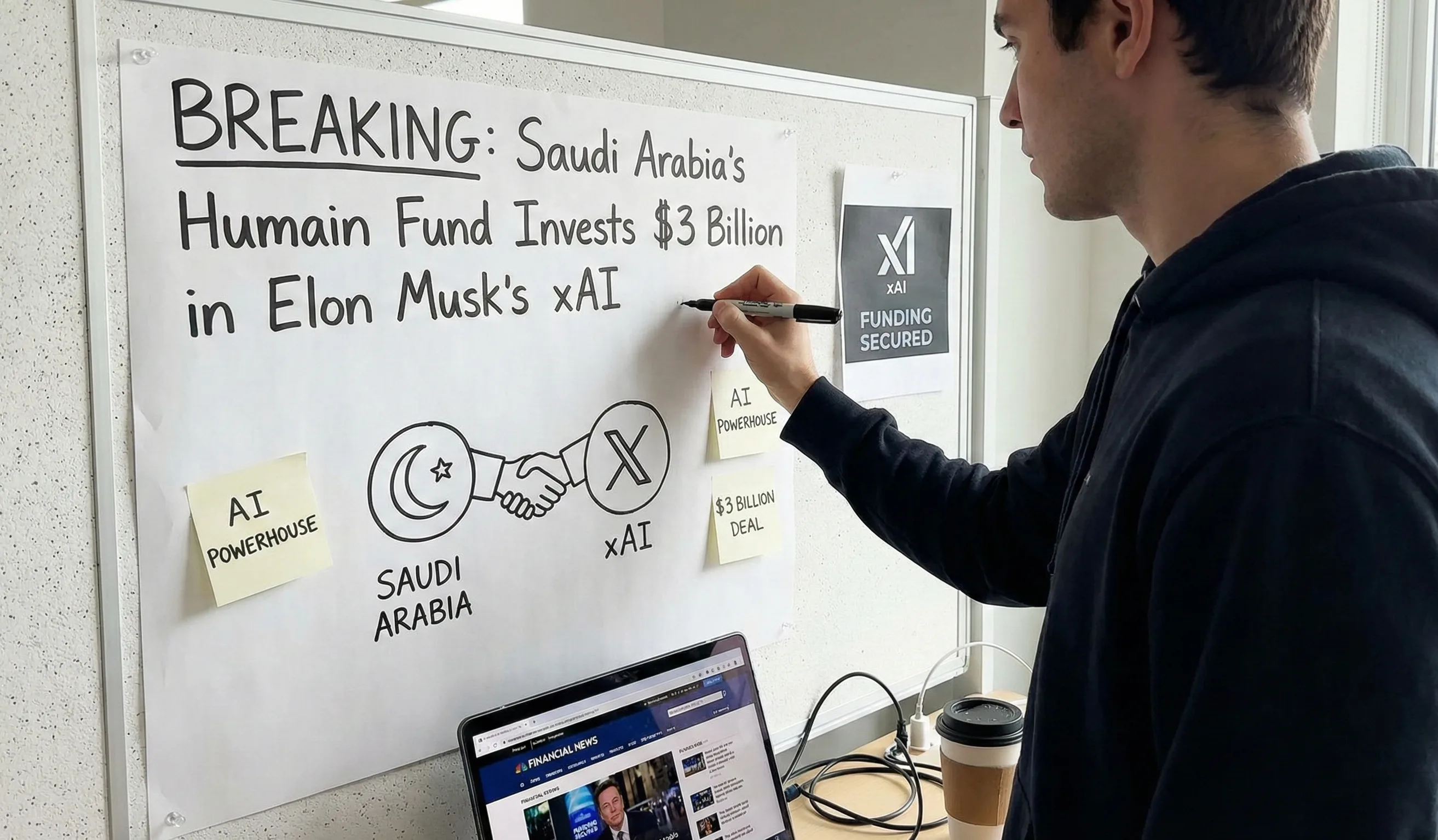 BREAKING: Saudi Arabia's Humain Fund Invests $3 Billion in Elon Musk's xAI