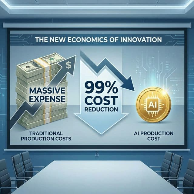 Cost comparison infographic traditional video production versus Seedance 2.0 AI video showing 90 percent cost savings