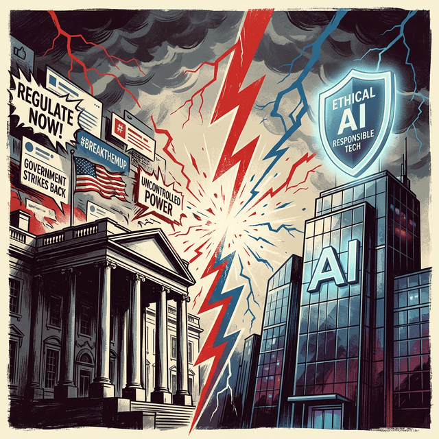 Trump government confrontation with Anthropic over Pentagon contract refusal showing political pressure versus ethical AI principles