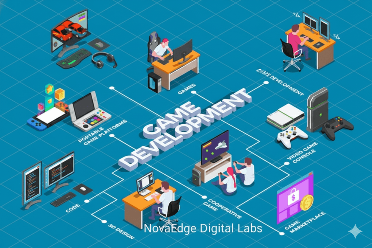 Professional Game Development service by NovaEdge Digital Labs